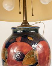 LARGE MOORCROFT TABLE LAMP