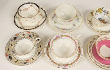 8 CUPS & SAUCERS