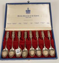 SET ROYAL COMMEMORATIVE SPOONS