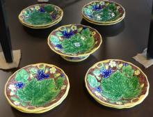 MAJOLICA DESSERT SERVICE