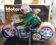 FOUR TIN TOYS