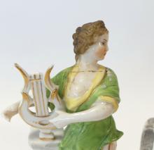 FOUR ANTIQUE GERMAN PORCELAIN CABINET FIGURES