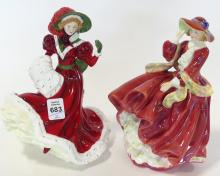 TWO ROYAL DOULTON FIGURINES