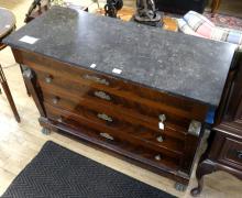 CONTINENTAL MARBLE TOP DRESSER