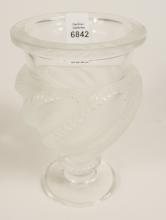 LALIQUE CRYSTAL VASE