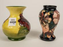 2 MOORCROFT VASES