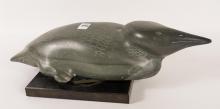 INUIT SOAPSTONE "LOON" CARVING