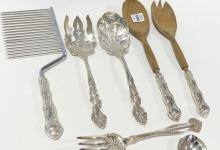 SILVERPLATE AND STERLING HANDLED SERVERS