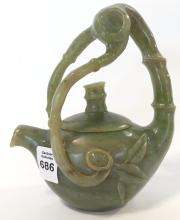 CHINESE JADE TEAPOT