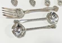 SILVERPLATE AND STERLING HANDLED SERVERS