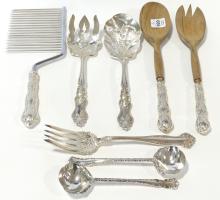 SILVERPLATE AND STERLING HANDLED SERVERS