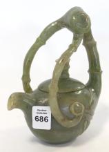 CHINESE JADE TEAPOT