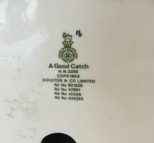 ROYAL DOULTON "A GOOD CATCH" FIGURINE