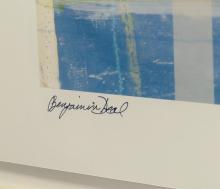 TWO FRAMED "ABSTRACT" PRINTS