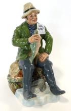 ROYAL DOULTON "A GOOD CATCH" FIGURINE