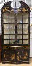 EXCEPTIONAL QUEEN ANNE "CHINOISERIE" CORNER CABINET