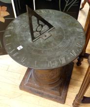 18TH CENTURY BRONZE SUNDIAL