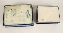 2 MOORCROFT COVERED BOXES