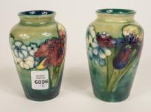 PAIR MOORCROFT VASES