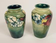 PAIR MOORCROFT VASES