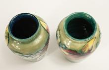 PAIR MOORCROFT VASES