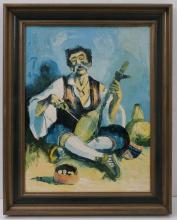 FRENCH OIL ON CANVAS