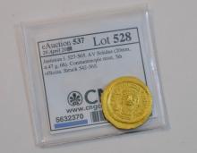 JUSTINIAN I GOLD COIN