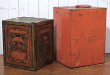 ANTIQUE TEA TINS