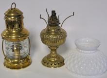 BRASS OIL LAMPS