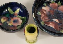 3 PIECES MOORCROFT