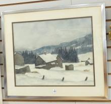 OIL PAINTING AND WATERCOLOUR