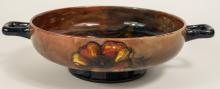 RARE MOORCROFT TWIN-HANDLED BOWL