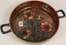 RARE MOORCROFT TWIN-HANDLED BOWL