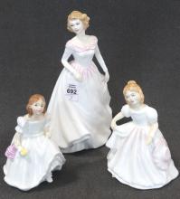 THREE ROYAL DOULTON FIGURINES