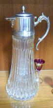 CLARET JUG, EWER AND LIQUEURS