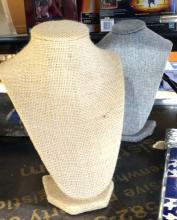 JEWELLERY STANDS, RING SIZERS AND MIRROR