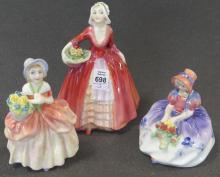 THREE ROYAL DOULTON FIGURINES