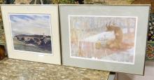 TWO FRAMED LIMITED EDITION PRINTS