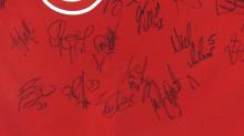 AUTOGRAPHED 2002 DETROIT RED WINGS JERSEY