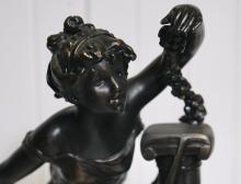 BRONZED METAL FIGURE