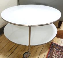 DESIGNER GLASS TOP COFFEE TABLE