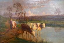 FELIX PLANQUETTE OIL PAINTING