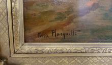 FELIX PLANQUETTE OIL PAINTING