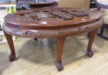 CHINESE ROSEWOOD COFFEE TABLE