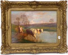 FELIX PLANQUETTE OIL PAINTING