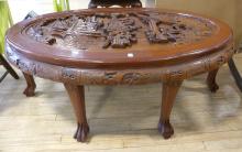 CHINESE ROSEWOOD COFFEE TABLE