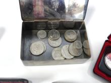 CANADIAN DOLLARS AND AMERICAN COINS