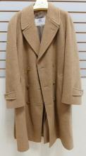 WOOL COAT AND FUR STOLE