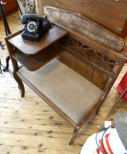 GOSSIP BENCH AND TELEPHONE