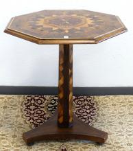 SIGNED AMERICAN PEDESTAL TABLE